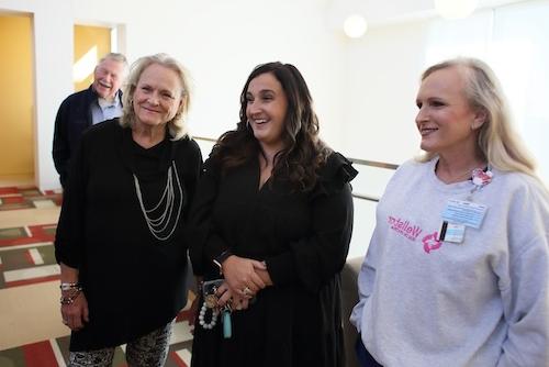 Kayleigh Murphy Hester ’13 (center), her mother, Kim Murphy ’93 (left) and her grandmother, Doris Almand ’75